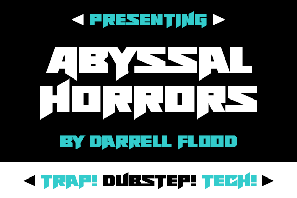 Abyssal Horrors Font Review for Editorial Design
