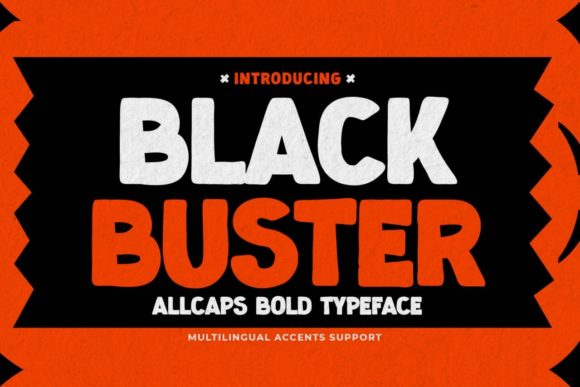 Blackbuster Font for Bold Editorial Design