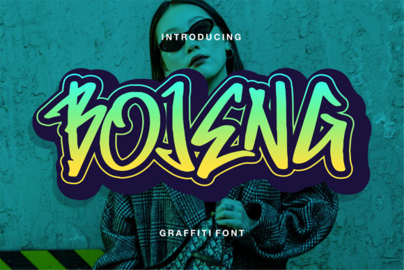 Bojeng: A Modern Display Font for Bold Visuals