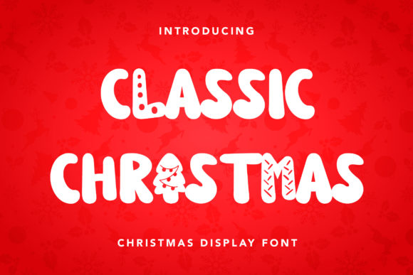 Classic Christmas Font for Holiday Campaigns