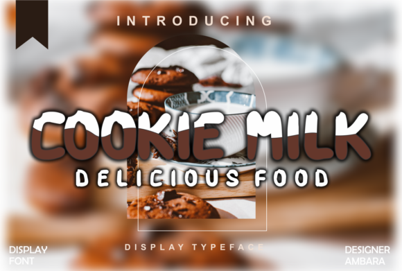 Cookie Milk: A Playful Font for Editorial Design