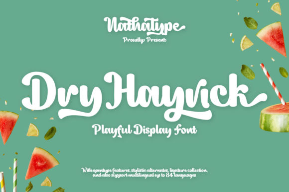 Dry Hayrick: A Chic Display Font for Web Design