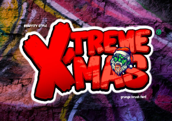 Extreme Xmas: A Bold Display Font for Editorial Creativity
