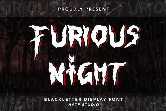 Furious Night Font for Business Branding