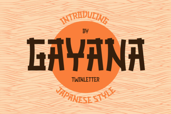 Gayana Font for Editorial Design and Branding