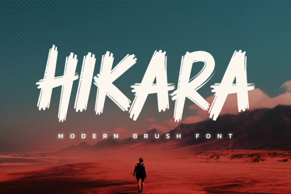 Hikara: A Bold Display Font for Web Design