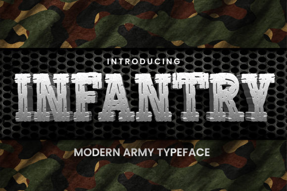 Infantry Font for Bold Campaign Designs