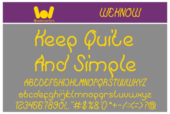 Keep Quite and Simple: A Font That Elevates Branding