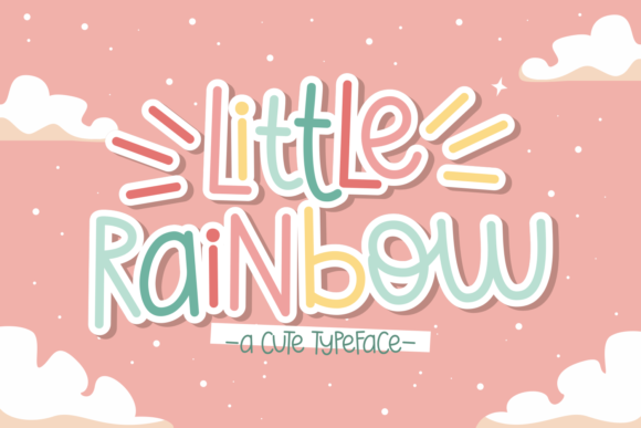 Little Rainbow: A Playful Font for Handmade Creations