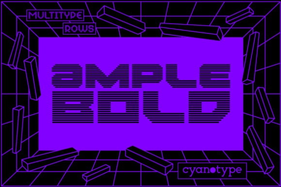 MultiType Rows Ample Bold for Trendy Branding Projects