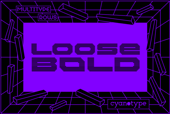MultiType Rows Loose Bold for Handmade Creations