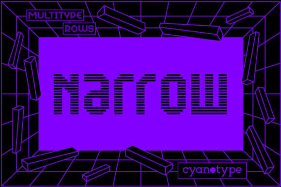 MultiType Rows Narrow for Editorial Design