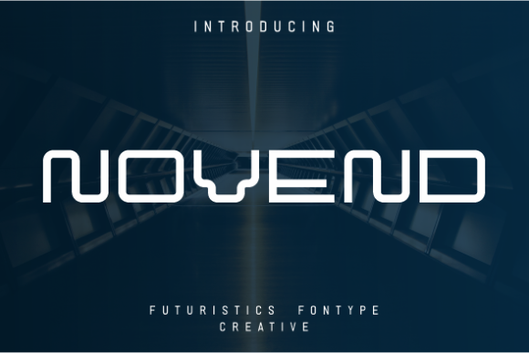 Novend: A Modern Display Font for Digital Creativity