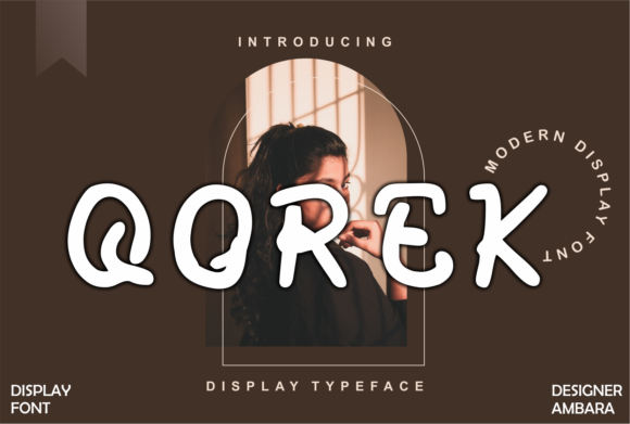 Qorek: A Modern Display Font for Branding Projects