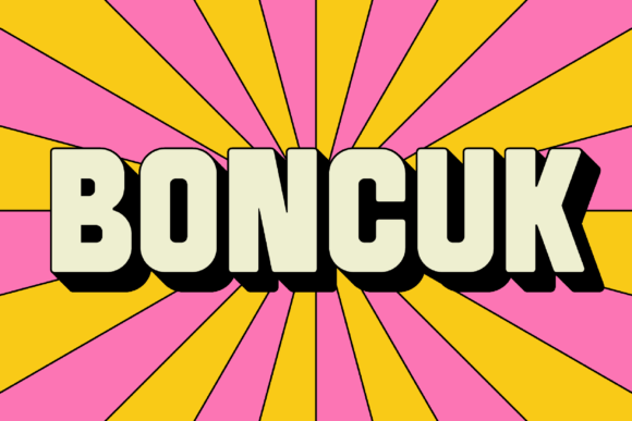 SK Boncuk: The Display Font That Elevates Campaigns