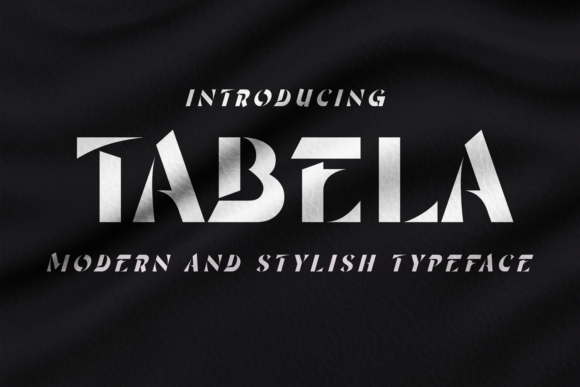 Tabela: A Modern Font for Strong Branding