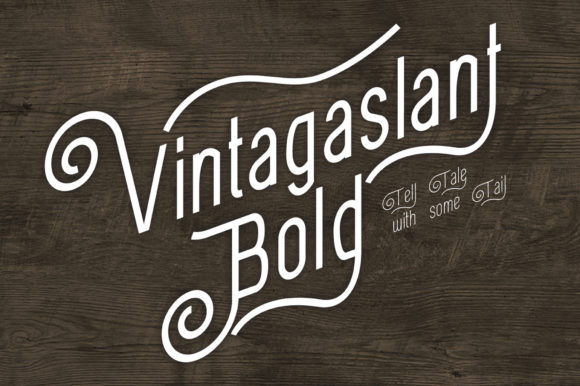 VintagaSlant Bold: A Retro Display Font for Modern Branding