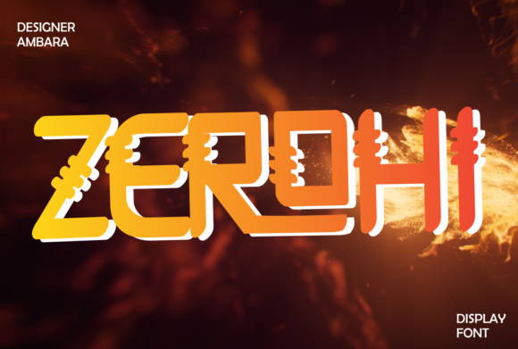 Zerohi Font for Handmade Creations